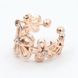 NEW‎ Pave Diamond Ear Cuff | 18k Rose Gold